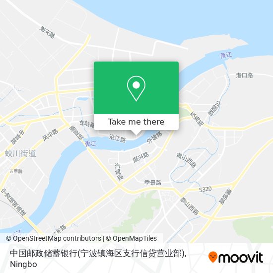 中国邮政储蓄银行(宁波镇海区支行信贷营业部) map