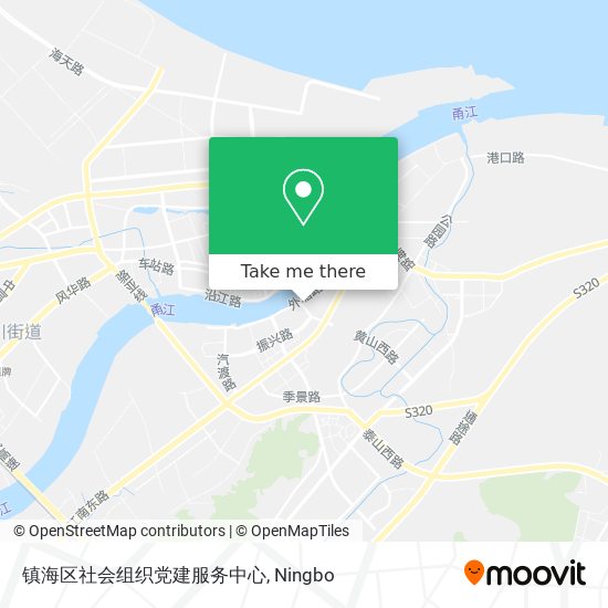 镇海区社会组织党建服务中心 map