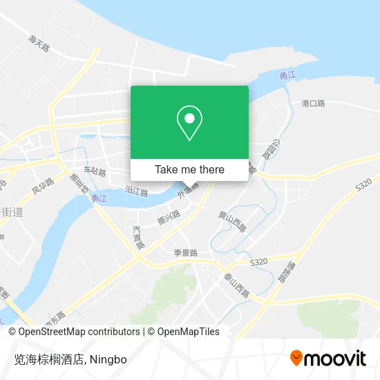 览海棕榈酒店 map