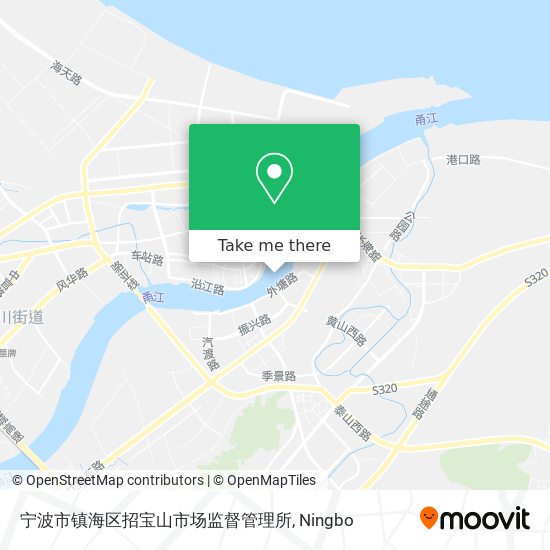 宁波市镇海区招宝山市场监督管理所 map