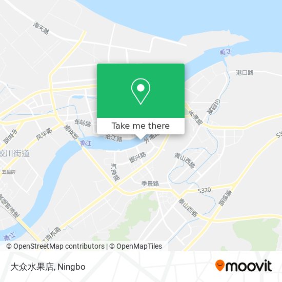 大众水果店 map