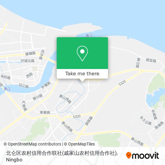 北仑区农村信用合作联社(戚家山农村信用合作社) map