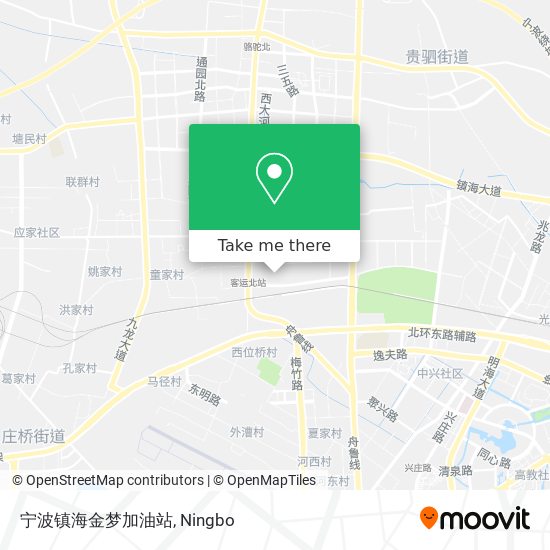 宁波镇海金梦加油站 map