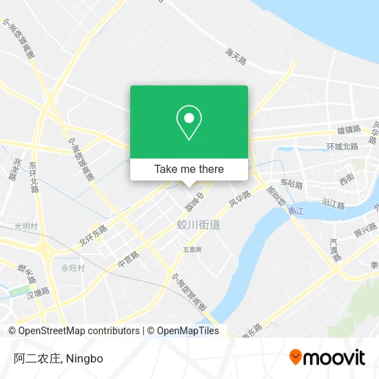 阿二农庄 map