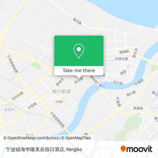 宁波镇海华隆美辰假日酒店 map