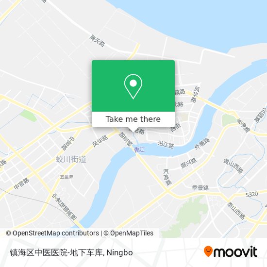镇海区中医医院-地下车库 map