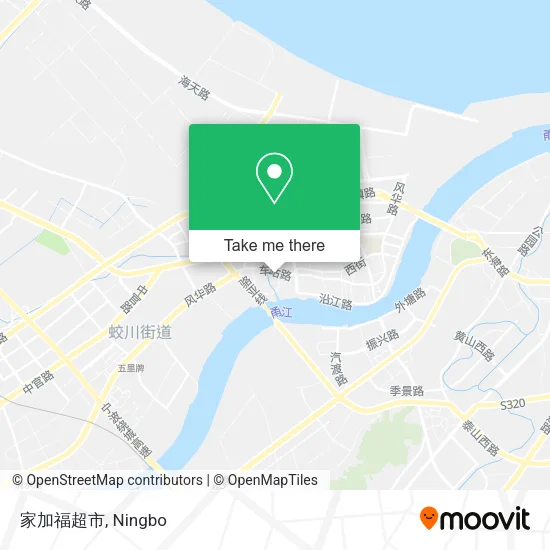 家加福超市 map