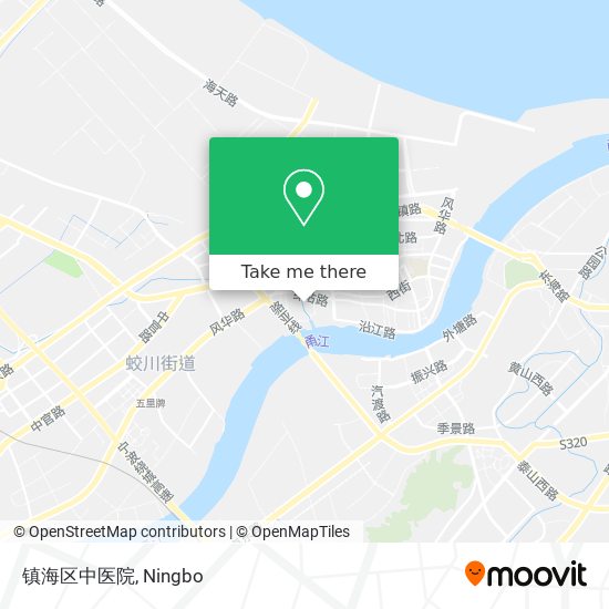 镇海区中医院 map
