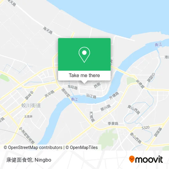 康健面食馆 map