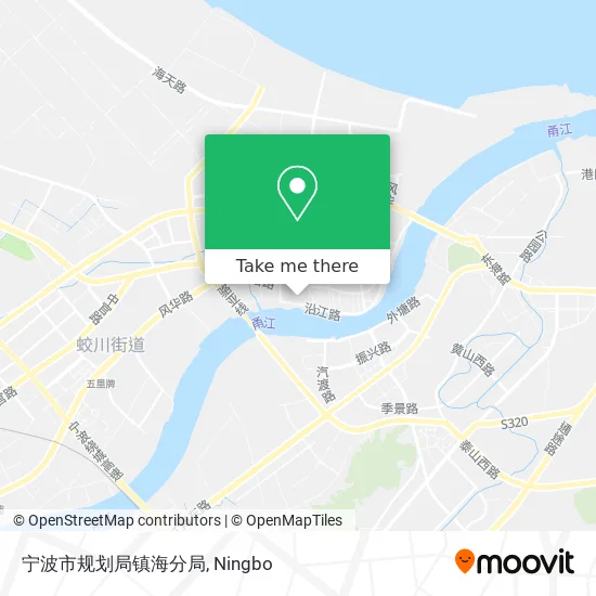 宁波市规划局镇海分局 map
