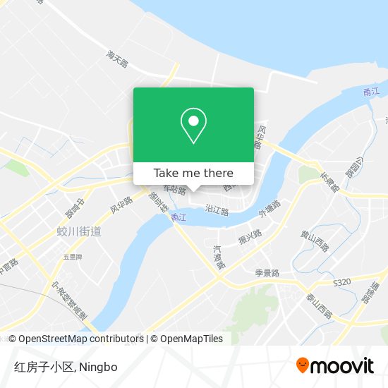 红房子小区 map