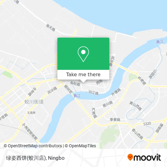 绿姿西饼(蛟川店) map