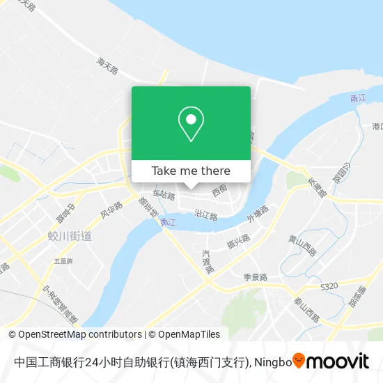 中国工商银行24小时自助银行(镇海西门支行) map