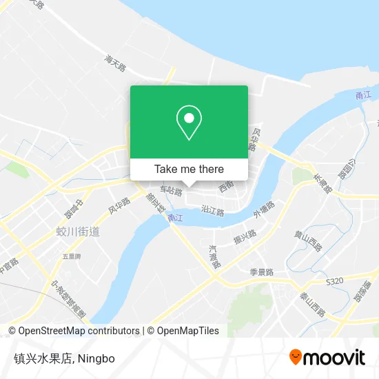 镇兴水果店 map