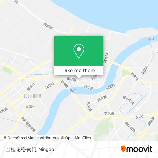 金桂花苑-南门 map