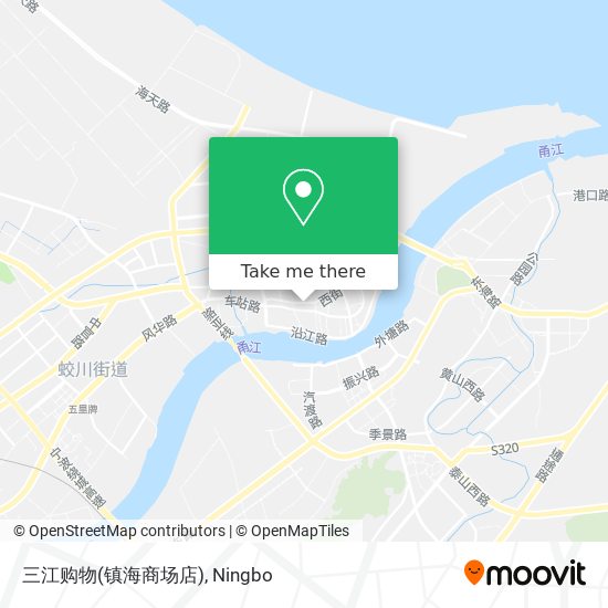 三江购物(镇海商场店) map