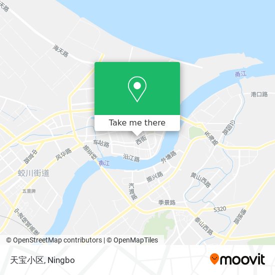 天宝小区 map