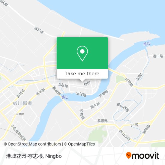 港城花园-存志楼 map