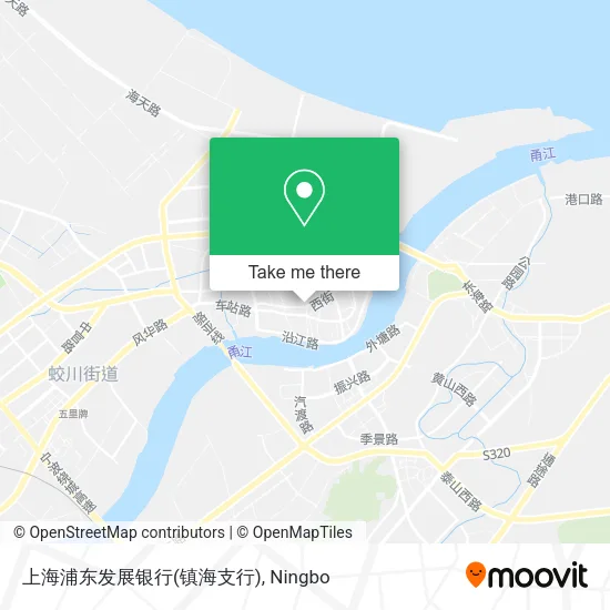 上海浦东发展银行(镇海支行) map