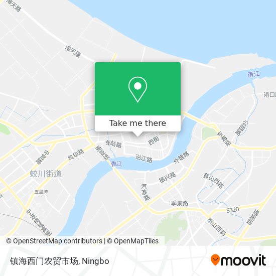 镇海西门农贸市场 map