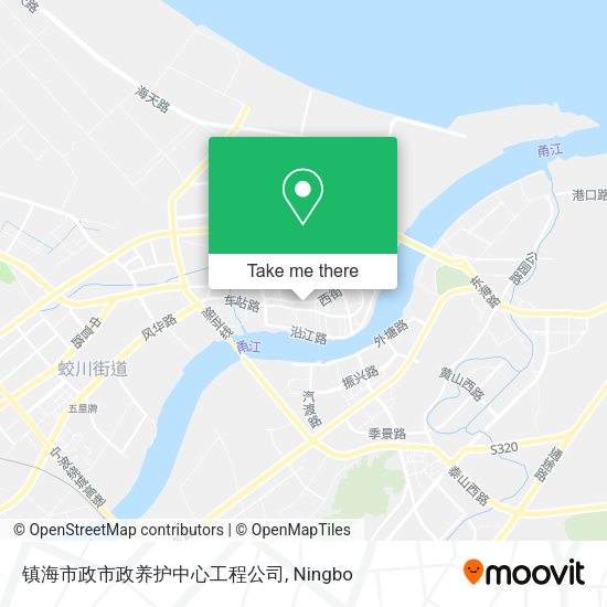 镇海市政市政养护中心工程公司 map
