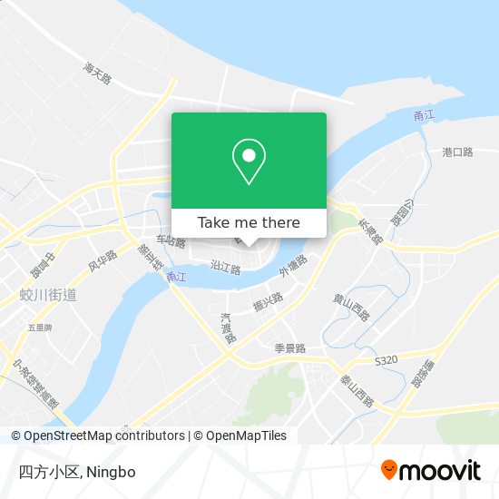 四方小区 map
