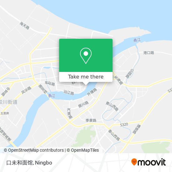 口未和面馆 map