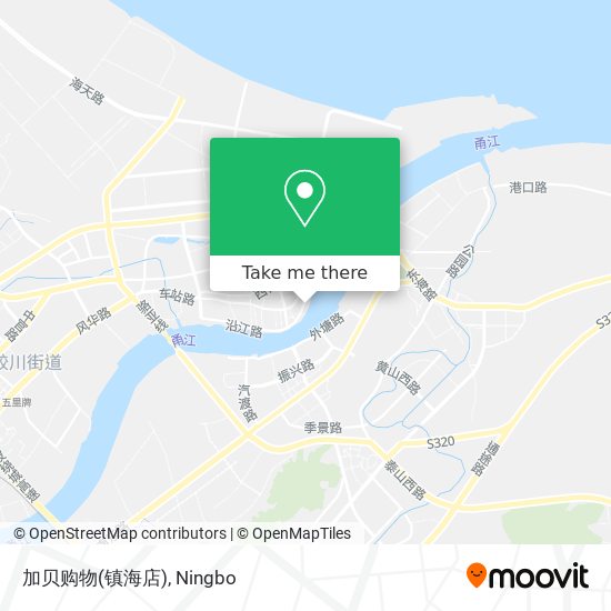 加贝购物(镇海店) map