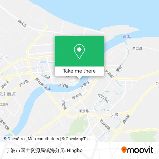 宁波市国土资源局镇海分局 map