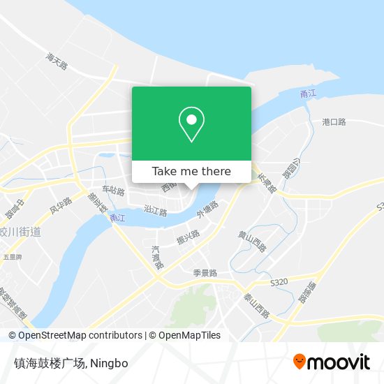 镇海鼓楼广场 map