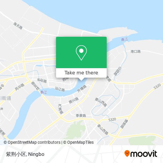 紫荆小区 map