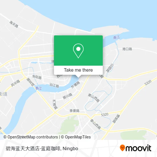 碧海蓝天大酒店-蓝庭咖啡 map
