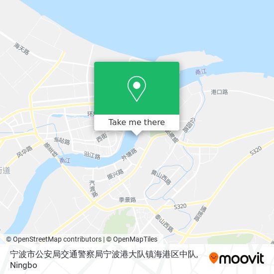 宁波市公安局交通警察局宁波港大队镇海港区中队 map