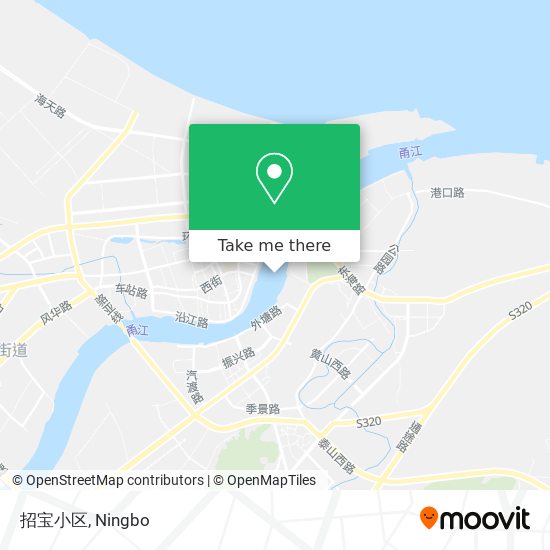 招宝小区 map