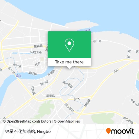 银星石化加油站 map