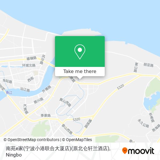 南苑e家(宁波小港联合大厦店)(原北仑轩兰酒店) map