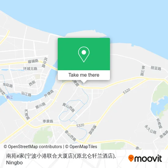南苑e家(宁波小港联合大厦店)(原北仑轩兰酒店) map