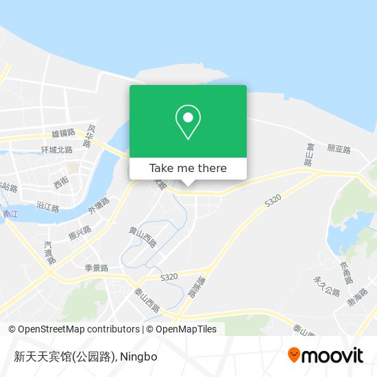 新天天宾馆(公园路) map