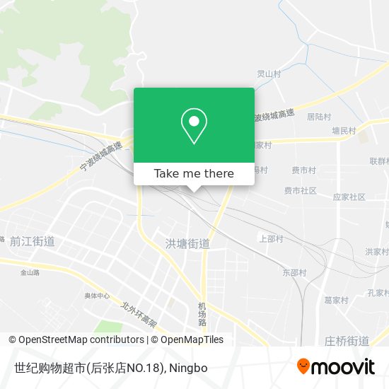 世纪购物超市(后张店NO.18) map
