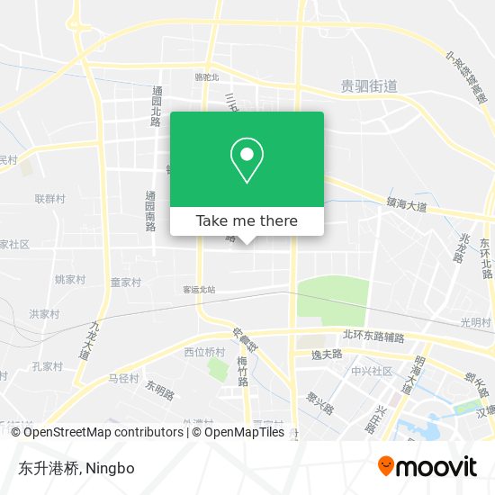 东升港桥 map