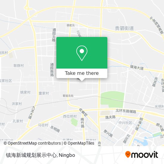 镇海新城规划展示中心 map
