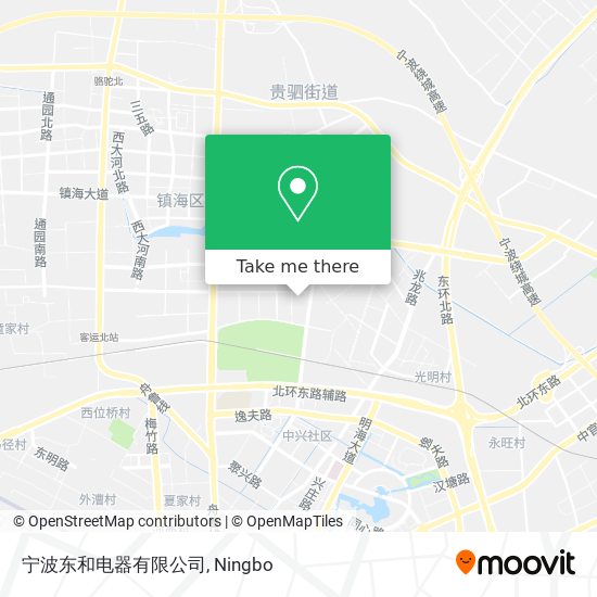 宁波东和电器有限公司 map