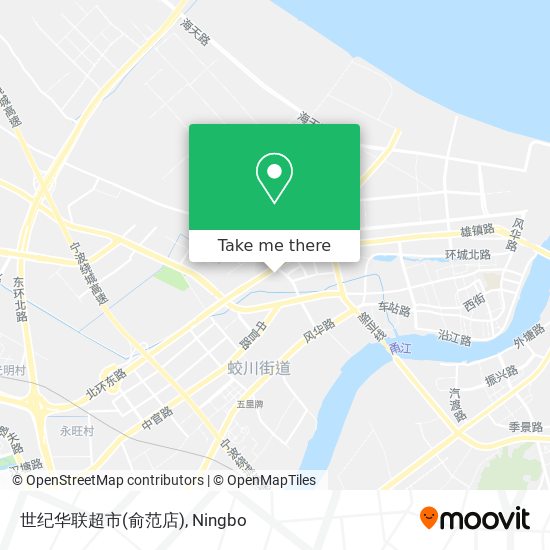 世纪华联超市(俞范店) map
