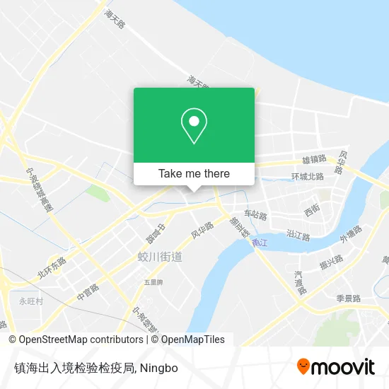 镇海出入境检验检疫局 map