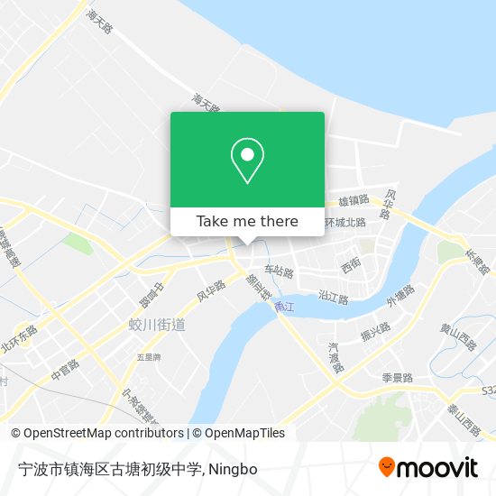 宁波市镇海区古塘初级中学 map