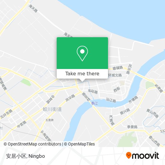 安居小区 map