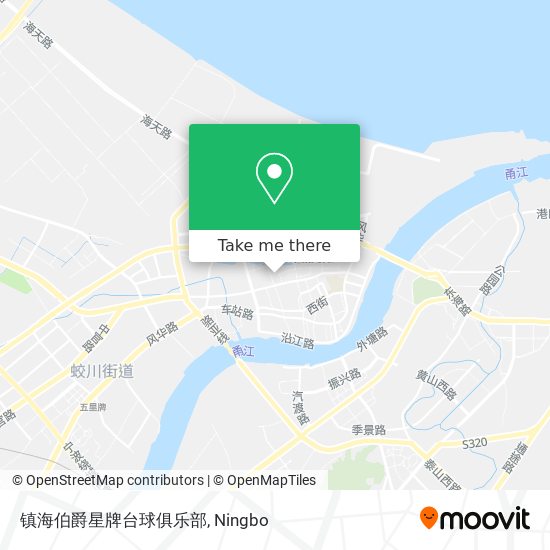 镇海伯爵星牌台球俱乐部 map