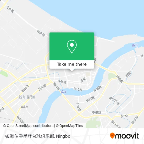 镇海伯爵星牌台球俱乐部 map