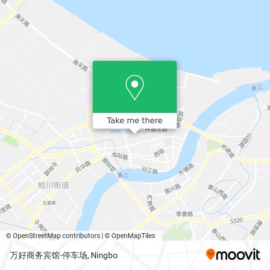 万好商务宾馆-停车场 map