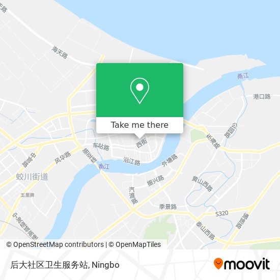 后大社区卫生服务站 map